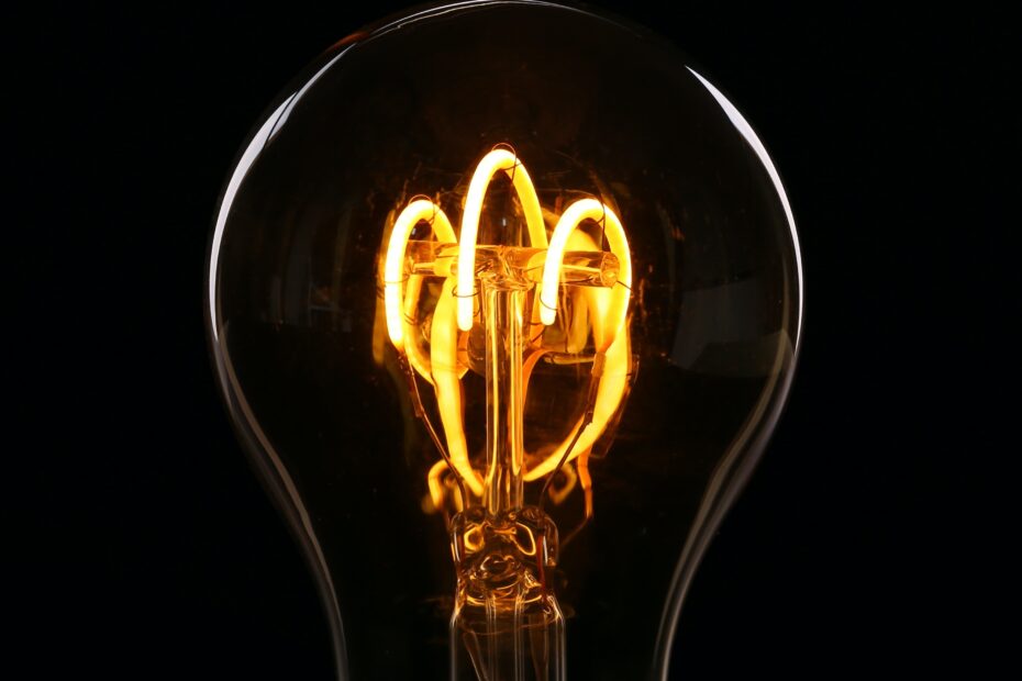 Eletricidade numa lâmpada